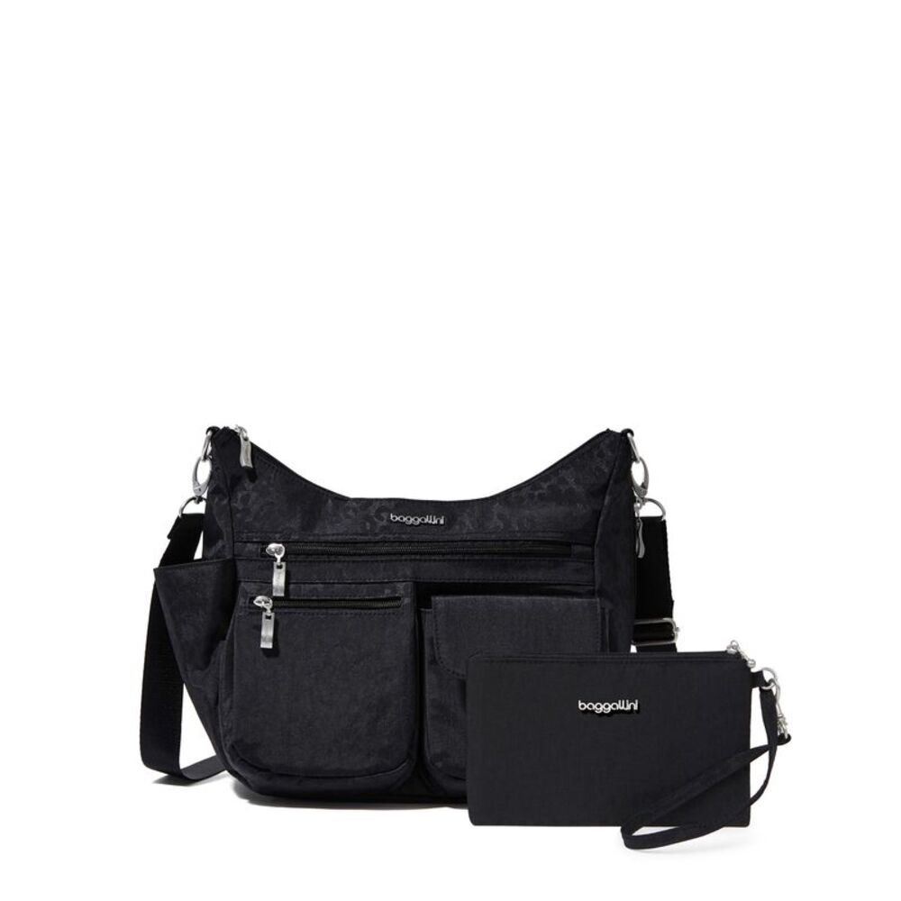 baggallini Women's Modern Everywhere Hobo Crossbody Bag with RFID Wristlet